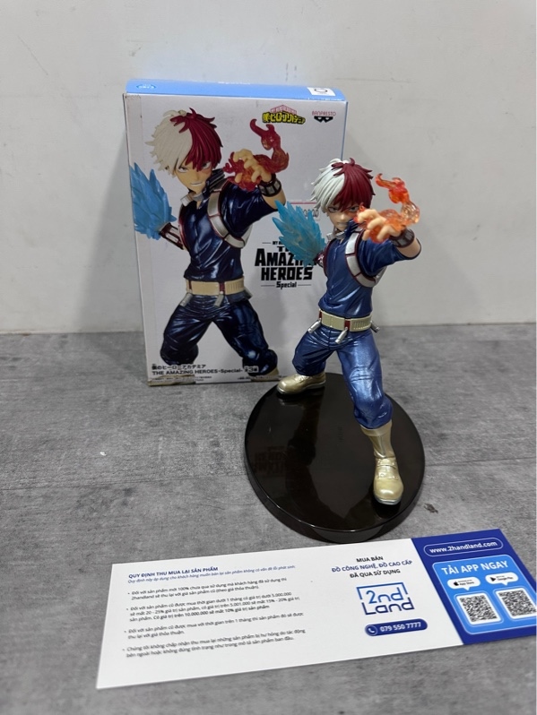 Mô hình My Hero Academia - The Amazing Heroes Special Metallic - Shoto Todoroki - Ngoại hình 98% - Fullbox