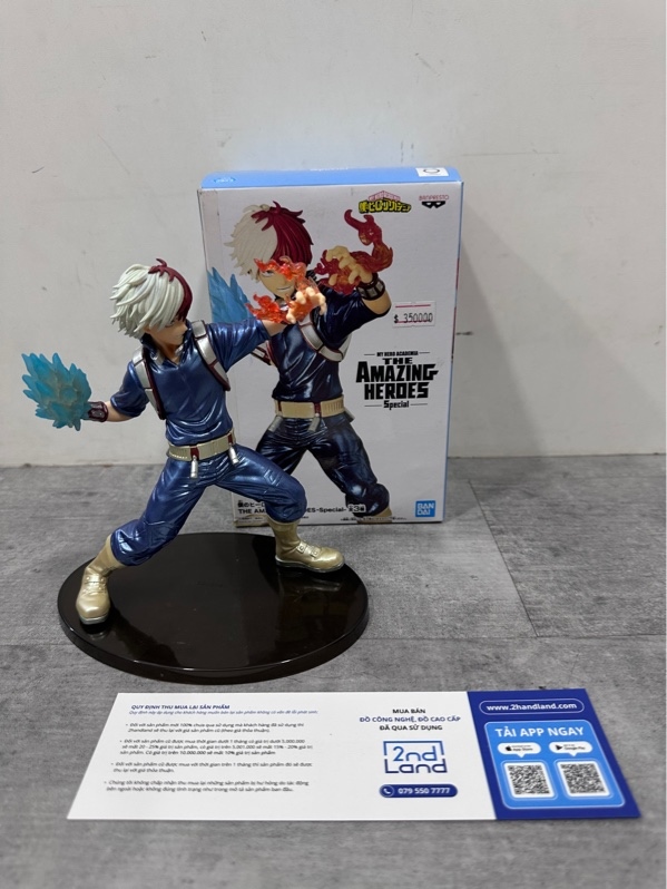 Mô hình My Hero Academia - The Amazing Heroes Special Metallic - Shoto Todoroki - Ngoại hình 98% - Fullbox