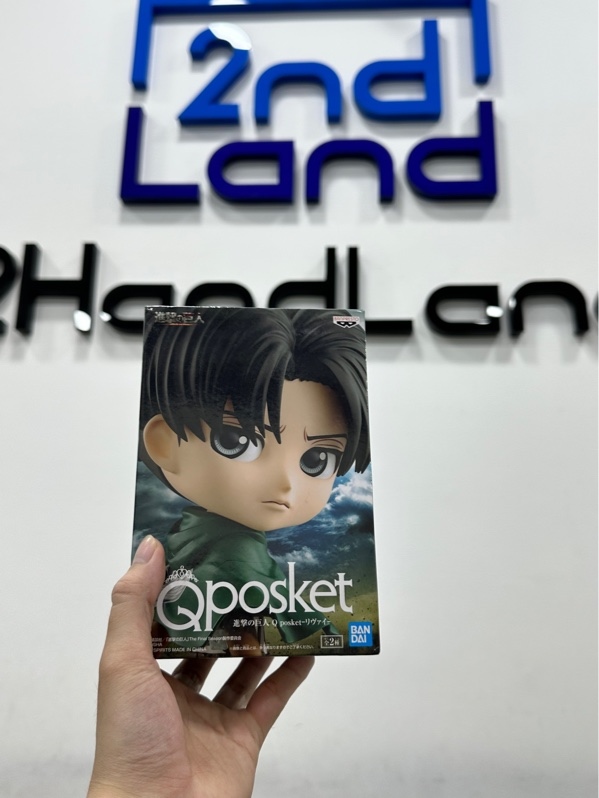 Mô hình nhân vật Levi Ackerman - Từ bộ anime Attack on Titan thuộc dòng sản phẩm Q Posket của thương hiệu Banpresto - Newseal
