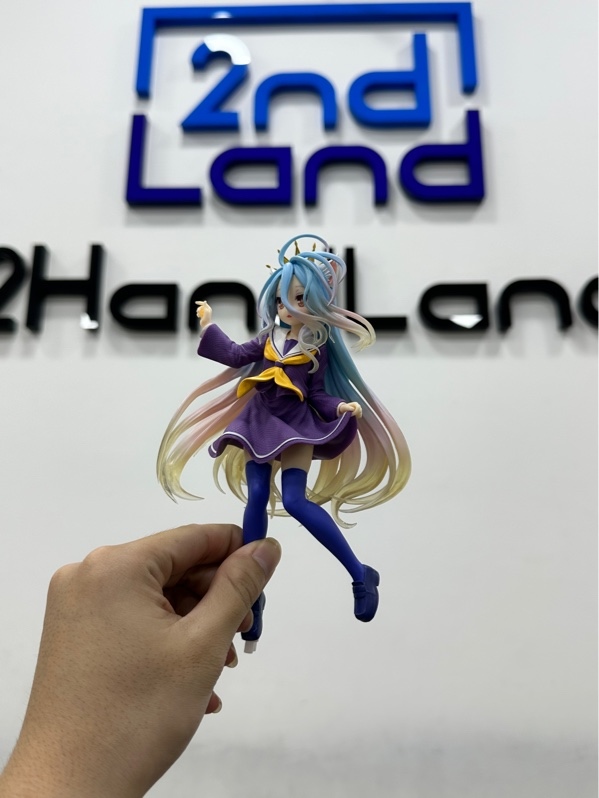 Mô hình nhân vật Shiro - Từ series nổi tiếng No Game No Life của hãng Taito - Ngoại hình 97.5% - Fullbox