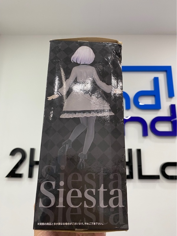 Mô hình nhân vật Siesta thuộc dòng Zenryoku Zoukei anime The Detective Is Already Dead - Màu xám đen - Ngoại hình: 97% - Trầy - Kèm Box