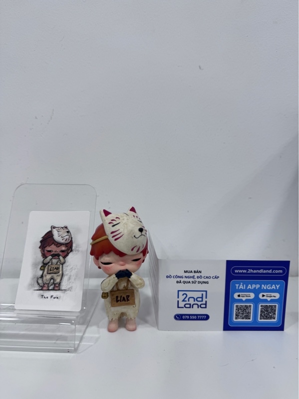 Mô hình Pop Mart The Fox (Hirono The Other One series) - Ngoại hình 98% - Kèm card