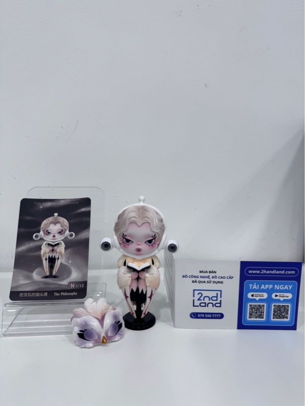 Mô hình Pop Mart The Philosophy (SKULLPANDA Image Of Reality Series) - Ngoại hình 98% - Kèm card