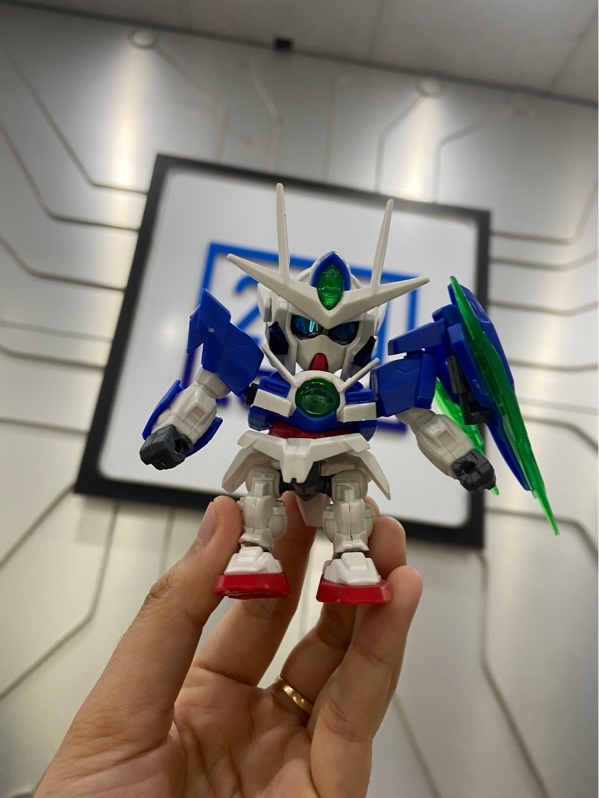 Mô hình SD BB Senshi 364 00 Qan[T] - Màu trắng xanh - Ngoại hình: 97% - FullBox
