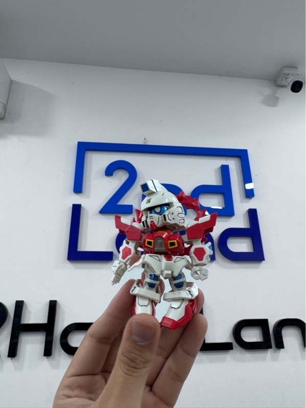 Mô hình SD Gundam (Super Deformed) - Màu xanh - Ngoại hình 98% - Body