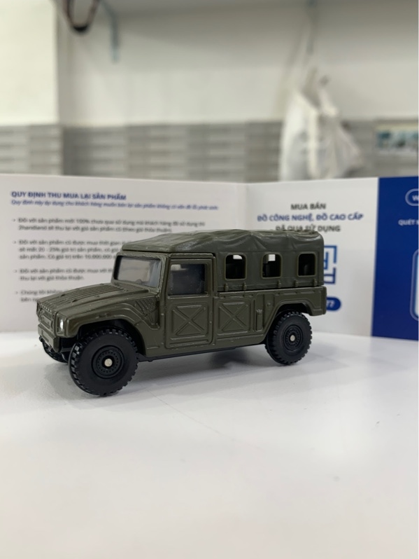 Mô hình Tomica JSDF High Mobility Vehicle - Màu xanh lá - Ngoại hình: 98% - Box