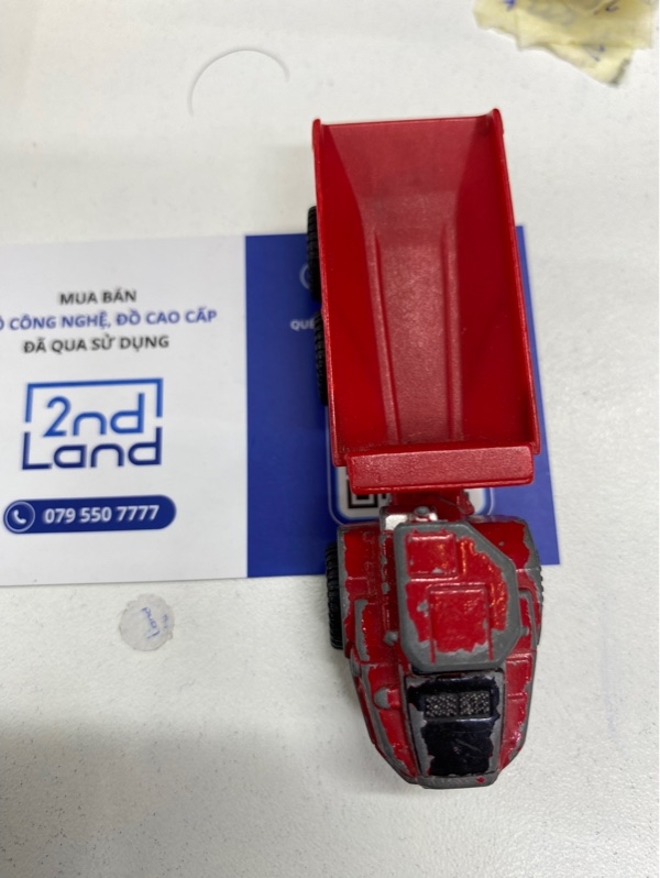 Mô hình xe ben khớp nối Volvo 1069 - Màu đỏ - Ngoại hình 96% - Body
