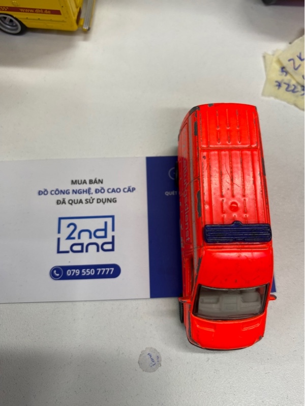 Mô hình xe cứu thương đồ chơi SIKU 0805 - Màu đỏ - Ngoại hình 98% - Body