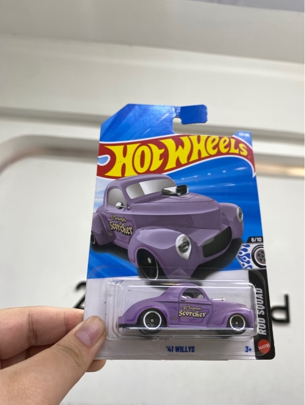 Mô hình xe hot wheels 41 Willys - Màu tím - Newseal