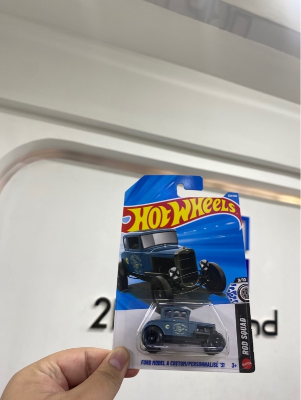 Mô hình xe Hot wheels Ford Model A Custom '31 - Màu xanh - Newseal