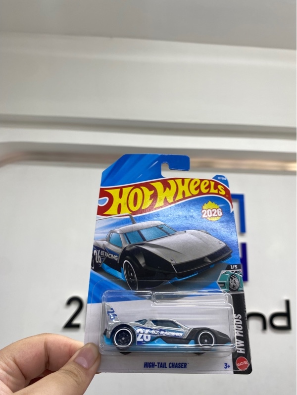 Mô hình xe hot wheels High-Tail-Chaser - Màu xanh dương - Newseal