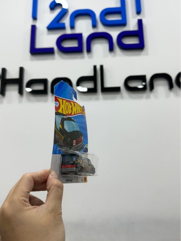 Mô hình xe Hot Wheels - Hot Wheels Rapid Pulse thuộc dòng HW Heavyweights - Màu đen đỏ - Newseal