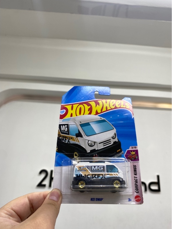 Mô hình xe hot wheels Kei Swap - Màu trắng - Newseal