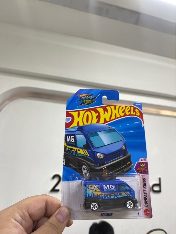 Mô hình xe Hot wheels Kei Swap - Màu xanh - Newseal