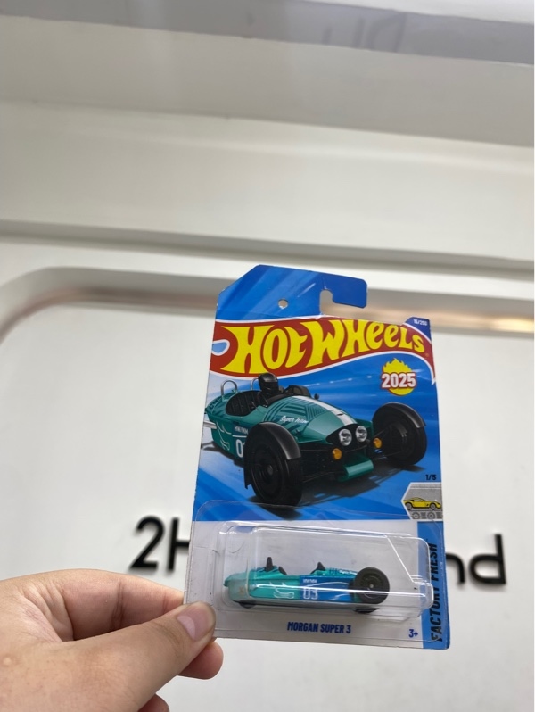 Mô hình xe Hot Wheels Morgan Super 3 - Màu xanh - Newseal