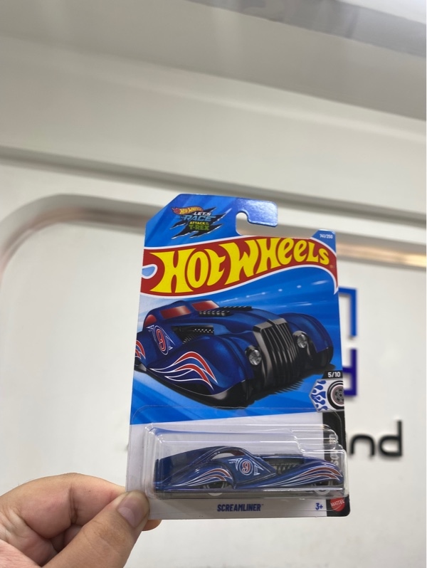 Mô hình xe Hot Wheels Screamliner - Màu xanh - Newseal