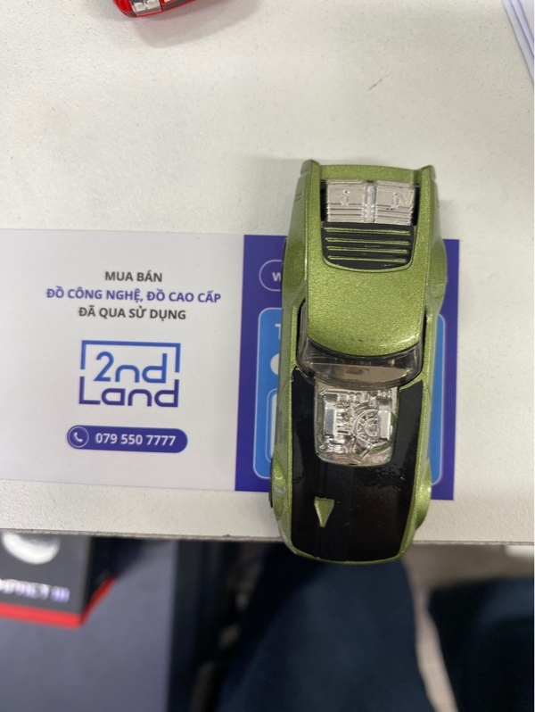 Mô hình xe Hot Wheels Slide-Burn - Màu xanh lá - Ngoại hình 98% - Body