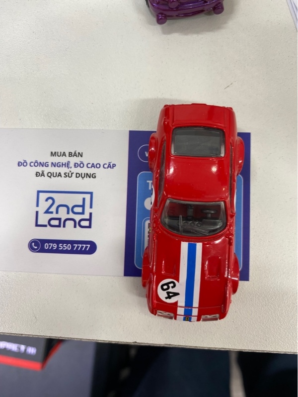 Mô hình xe hotwheels Ferrari 365 GTB4 - Màu đỏ - Ngoại hình 98% - Body