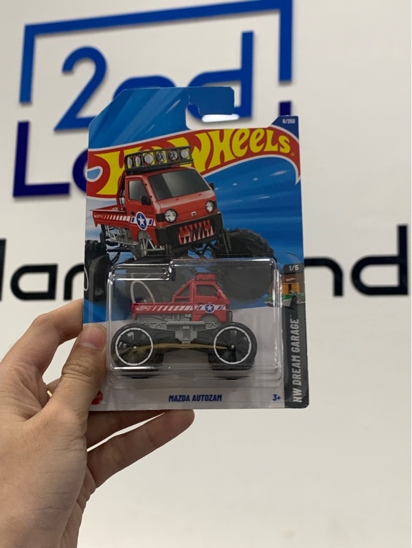 Mô hình xe Hotwheels Mazda Autozam - Màu đỏ - Newseal