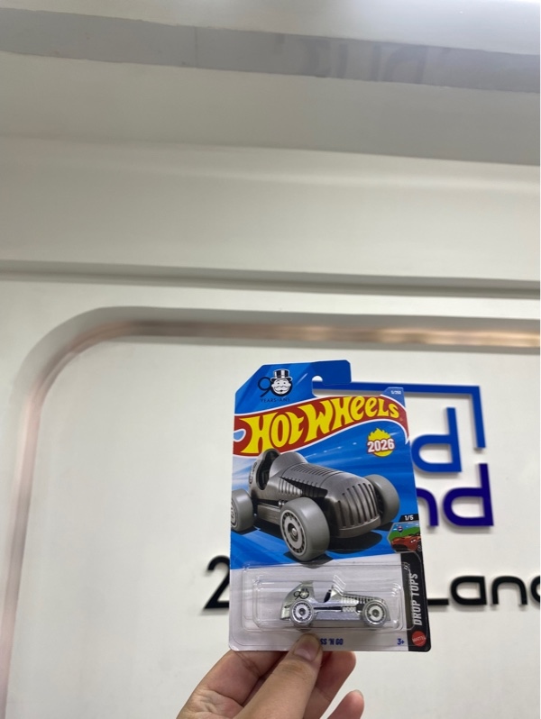 Mô hình xe Hotwheels Pass 'N Go - Màu bạc - Newseal