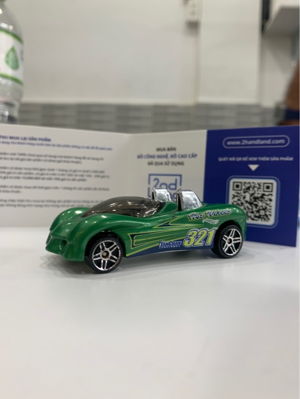 Mô hình xe Hotwheels power pipes - Màu xanh lá - Ngoại hình: 97% - Body