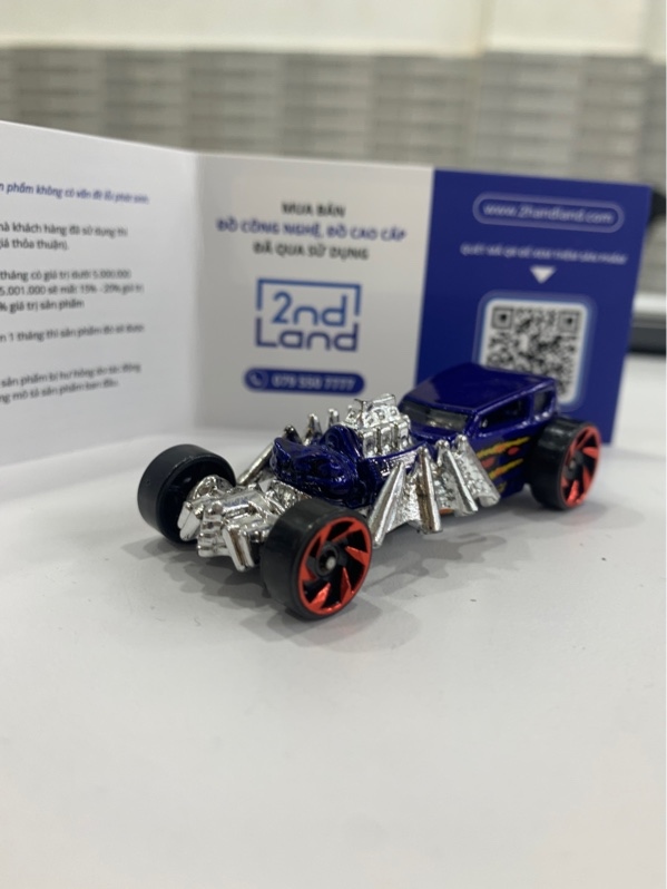 Mô hình xe Hotwheels super twin MiLL - Màu xanh lá - Ngoại hình: 97% - Body