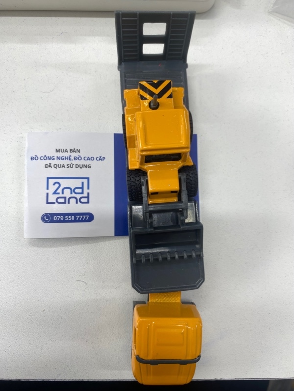 Mô hình xe tải chở xe ủi SIKU 1616 - Màu vàng - Ngoại hình 97.5% - Body