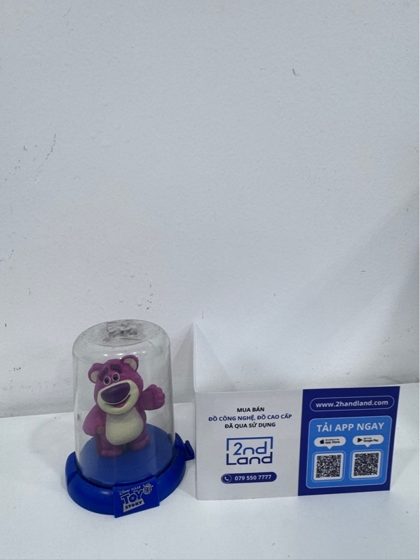 Mô hình Zag Toys Gấu Lotso mini domez vòm nhựa - Ngoại hình 97% - body