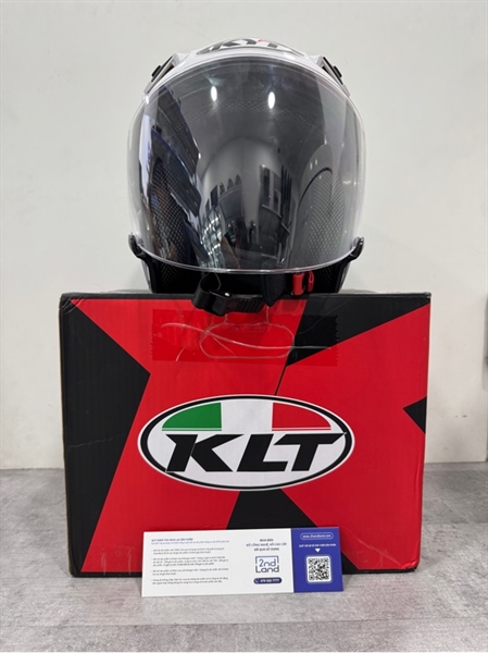 Mũ 3/4 KLT Venom - Size M - Màu trắng - Ngoại hình 98% - Fullbox