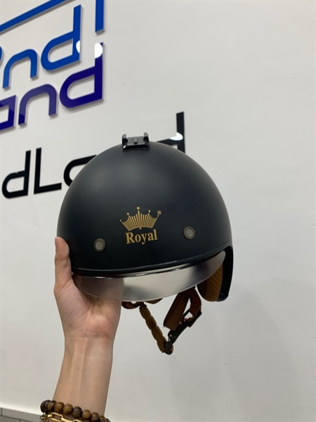 Mũ bảo hiểm 3/4 Royal M139 - Size L - Màu đen - Ngoại hình: 97% - Body