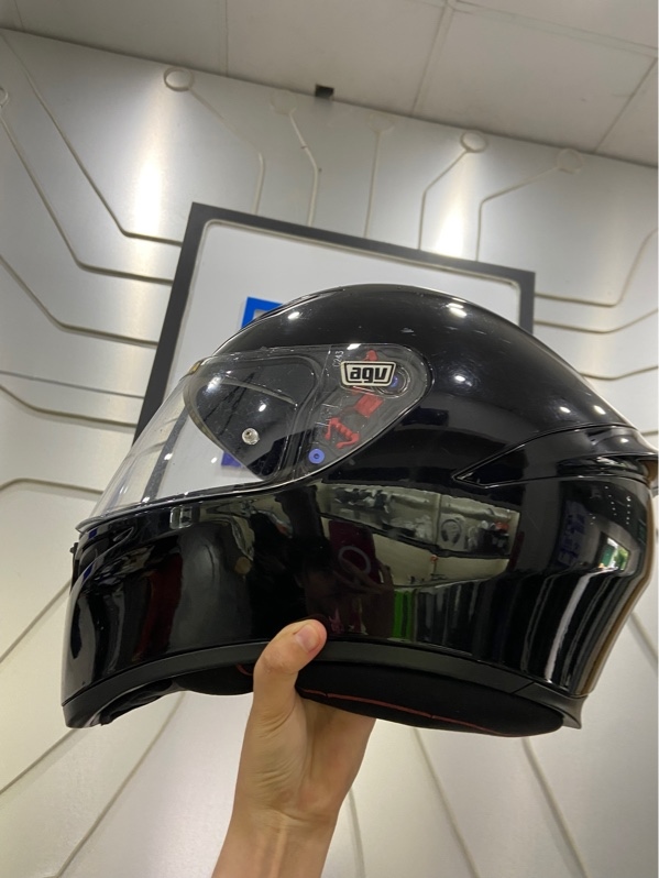 Mũ bảo hiểm Fullface AGV K1S - Size XL - Màu đen - Ngoại hình: 97% - Body