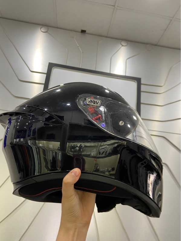 Mũ bảo hiểm Fullface AGV K1S - Size XL - Màu đen - Ngoại hình: 97% - Body