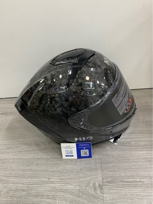 Mũ bảo hiểm fullface carbon NIC N01 - Size XL - Màu đen - New