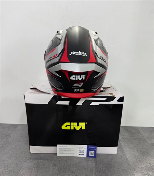 Mũ Bảo Hiểm Fullface Givi 50.9 Atomic - Size XXL - Màu đỏ - Ngoại hình 98% - Fullbox 3