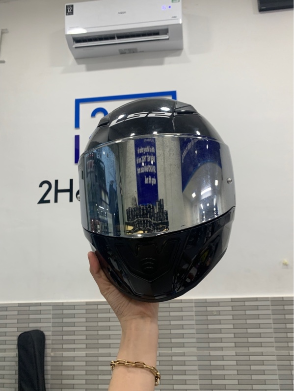 Mũ Bảo Hiểm Fullface LS2 FF353 Rapid II - Size L - Màu đen - Ngoại hình: 97% - Body