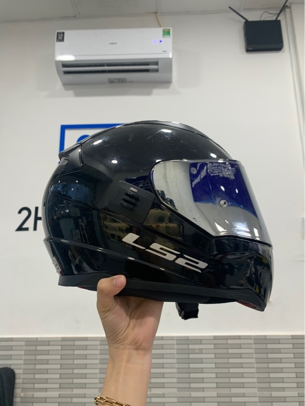 Mũ Bảo Hiểm Fullface LS2 FF353 Rapid II - Size L - Màu đen - Ngoại hình: 97% - Body