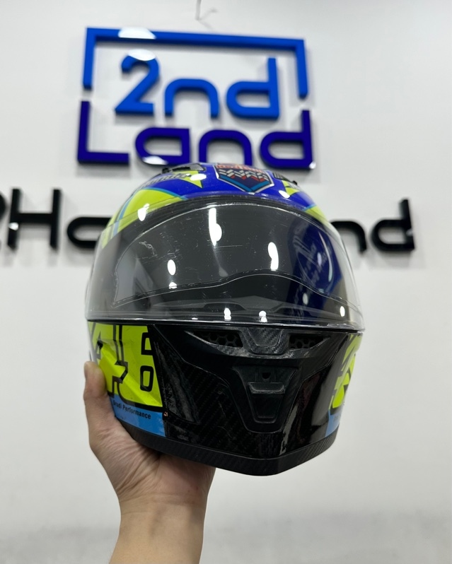 Mũ Bảo Hiểm Fullface ROC 03 - 2 Kính - Size L - Màu đen - Ngoại hình 97% - Kèm 1 kính thay thế