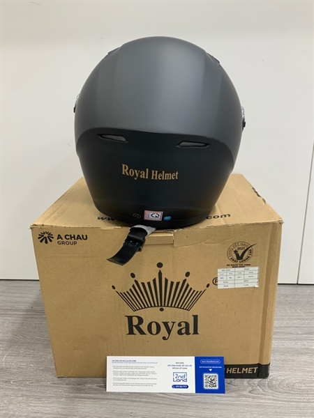 Mũ bảo hiểm Fullface Royal M136 - Màu đen - Ngoại hình: 98% - Box 2