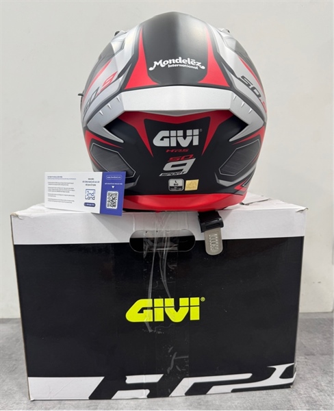 Mũ bảo hiểm Givi 50.9 Atomic fullface - Size XL - Màu đỏ - Ngoại hình 98% - Fullbox 2