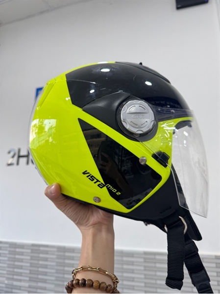 Mũ bảo hiểm Givi M30.3 - Màu xanh lá - Ngoại hình 97% - Kính trầy - Body 1