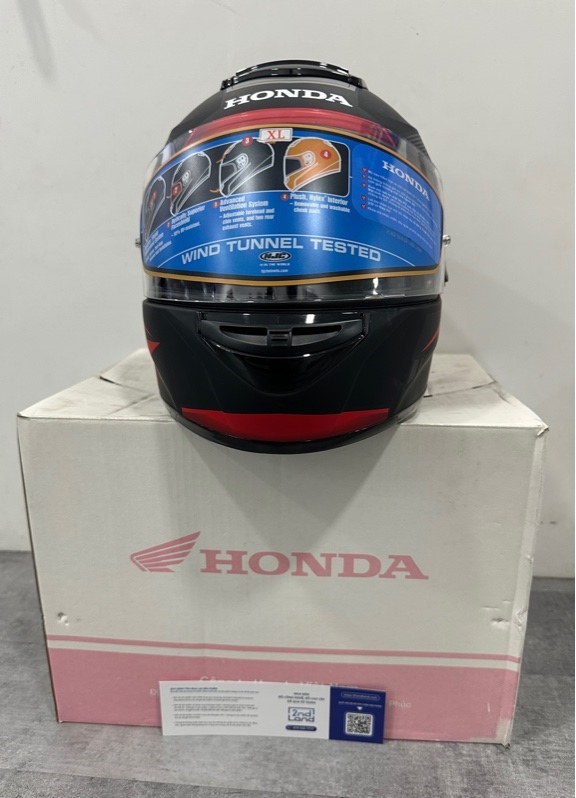 Mũ Bảo Hiểm HONDA WINNER X - Size XL - Màu đỏ đen - Ngoại hình 98% - Kèm box