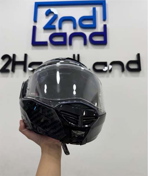 Mũ bảo hiểm lật hàm 180 độ LS2 FF901 Advant X Carbon - Size XL - Màu đen - Ngoại hình 99% - Kèm túi + Balo LS2 Helmet + GĂNG TAY LS2 SILVA MAN