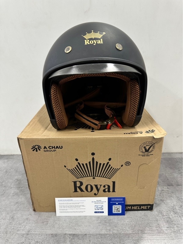 Mũ bảo hiểm Royal M139 - Size L - Màu đen - Ngoại hình 97% - Body