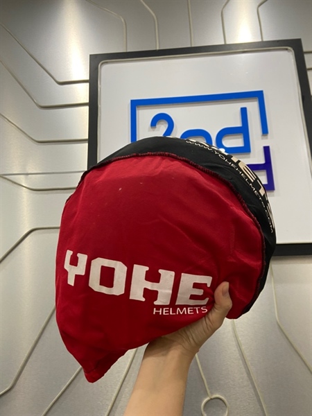 Mũ bảo hiểm Yohe 977 - Size S - Màu xanh - Ngoại hình: 96% - Kèm túi