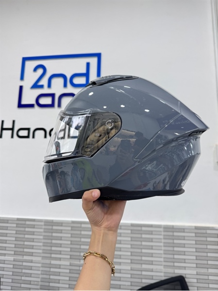 Mũ bảo hiểm Yohe 985 - Màu xi măng - Ngoại hình 98% - Body