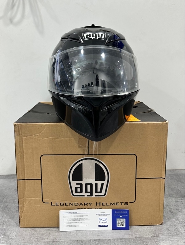 Mũ fullface AGV K3 SV - Size L - Màu đen - Ngoại hình 97% - Kèm box