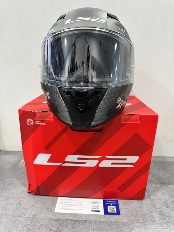 MŨ FULLFACE LS2 RAPID FF353 - Size M - Màu đen xám - Ngoại hình 97% - Kèm box