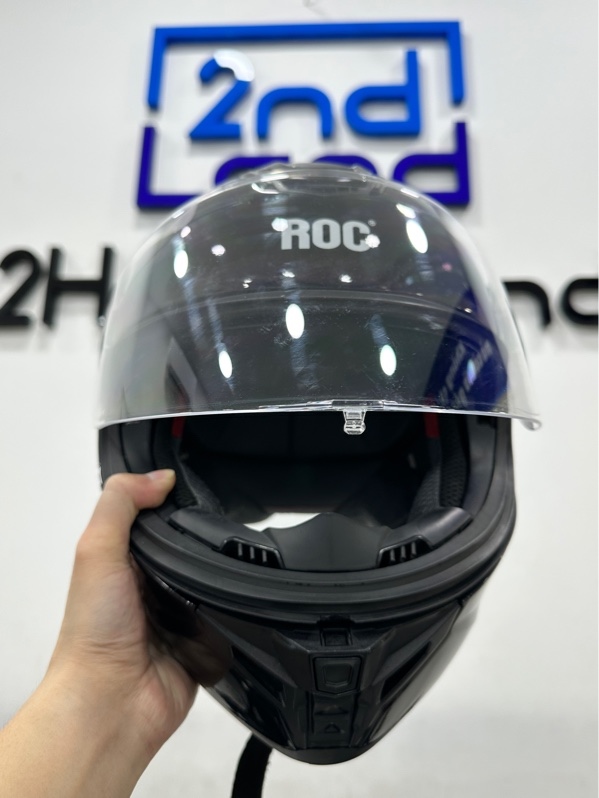 Mũ Fullface ROC R11 - Size XXL - Màu đen - Ngoại hình 97% - Body