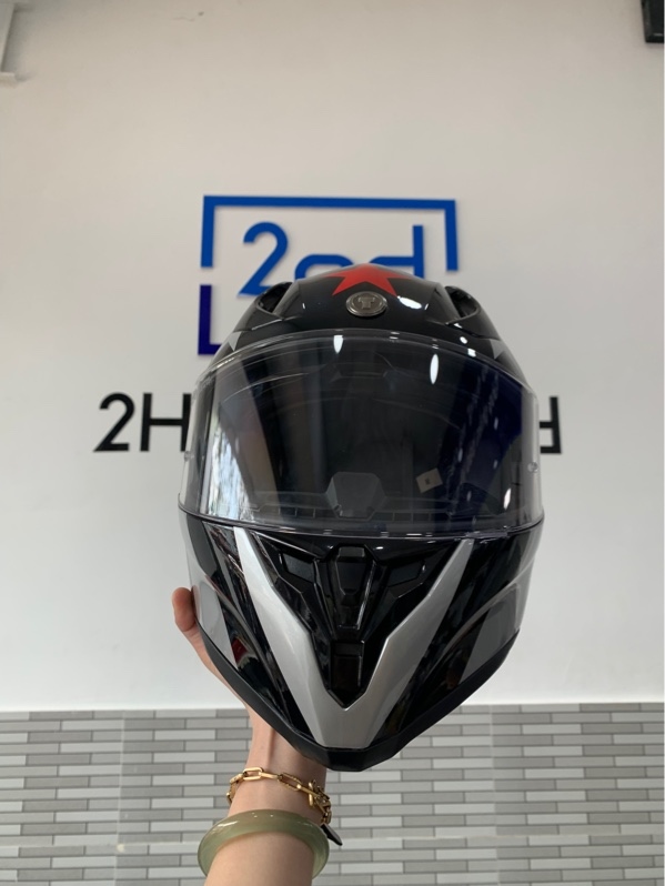 Mũ Fullface TORC T15 - Size M - Màu đen - Ngoại hình: 98% - Kèm túi đựng