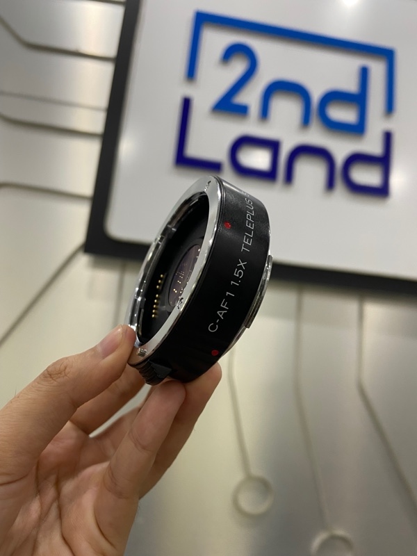 Ngàm tăng tiêu cự KENKO C-AF 1.5X TELEPLUS SHQ Teleconverter Black for Canon EF - Màu đen - Ngoại hình: 98% - Bụi trong nhẹ - Body